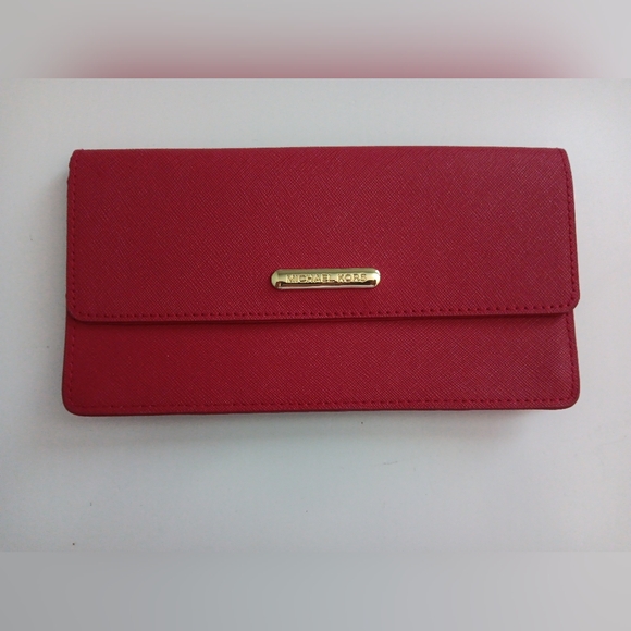 Michael Kors Handbags - Michael Kors Red Envelope Wallet